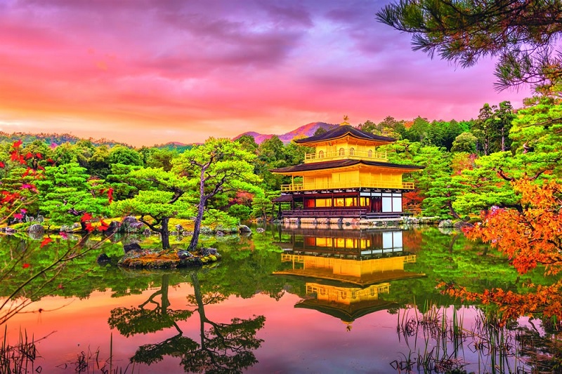Tham quan Chùa Vàng ở Kyoto, một trong những ngôi chùa Zen nổi tiếng nhất thế giới