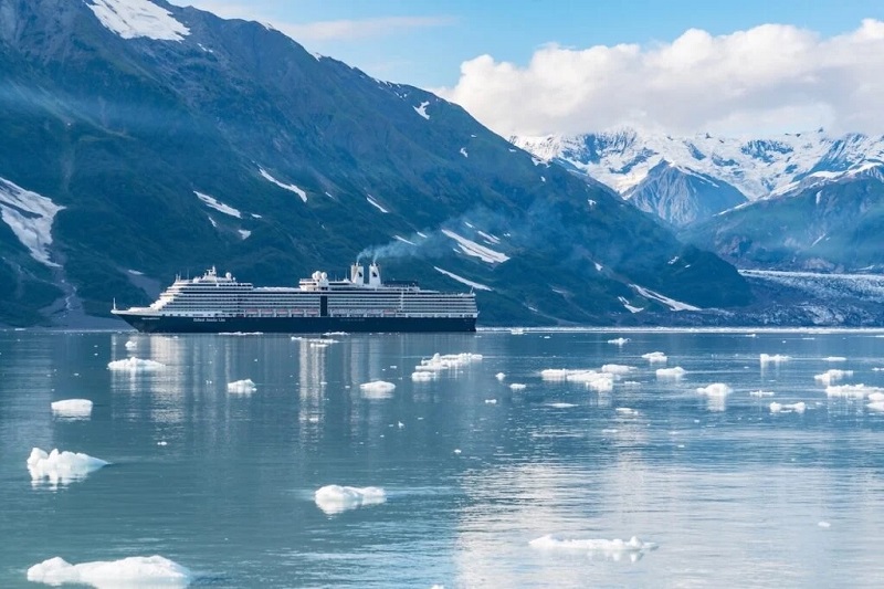 Du thuyền Holland America ở Vịnh Glacier, Alaska
