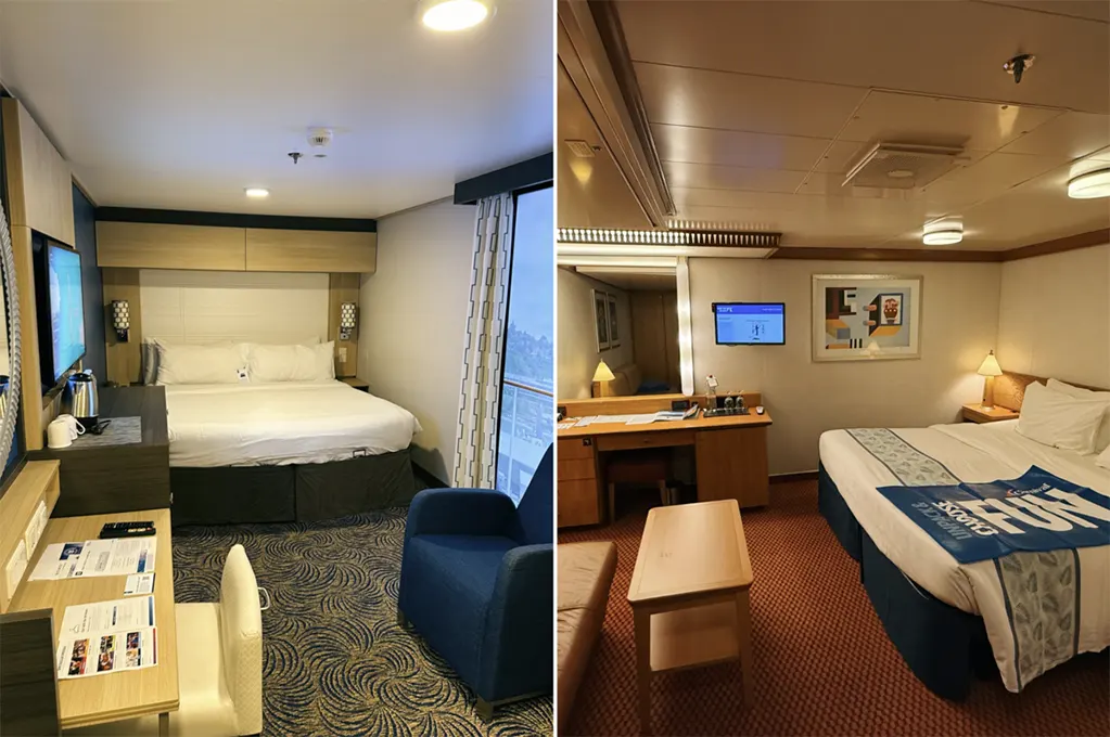 Tôi đã ở trong hai cabin không có cửa sổ trên các chuyến tour du thuyền Alaska. Với giá 1.900 đô la, phòng nhỏ hơn đắt hơn, nhưng đáng ngạc nhiên là nó tốt hơn